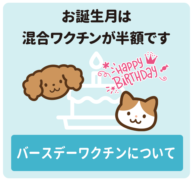 バースデーワクチン始めました